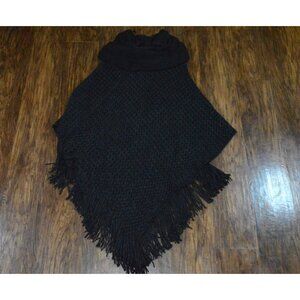 Cowl Faux Fur Collar Crochet Shawl Women's One Size Warm Fringe
